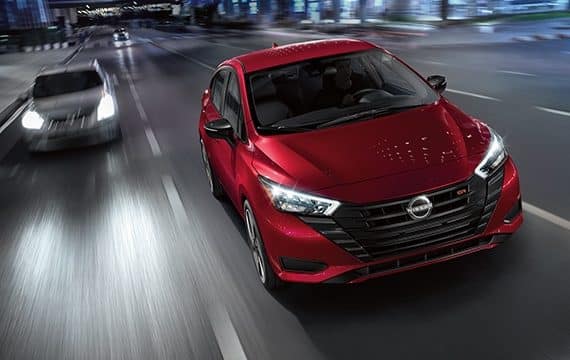 nissan versa in scarlet ember